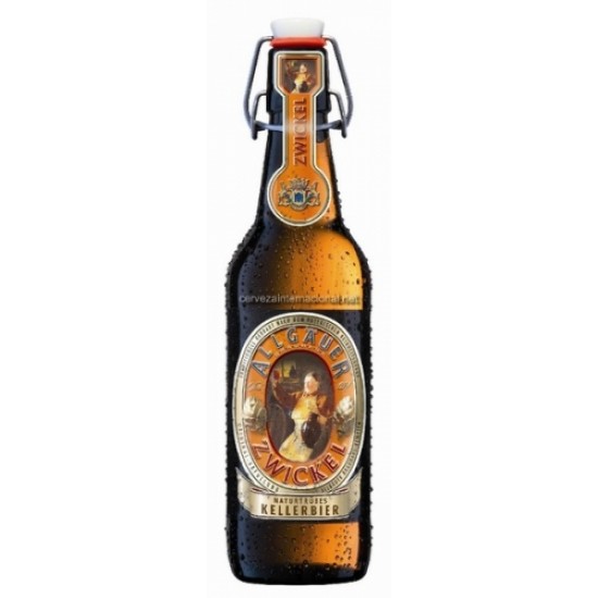 Allgäuer Zwickel - Cerveza Alemana Naturtrübes Kellerbier 50cl