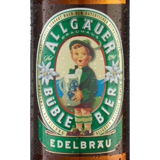 Allgauer Buble Bier Edelbrau - Cerveza Alemana Kellerbier 50cl