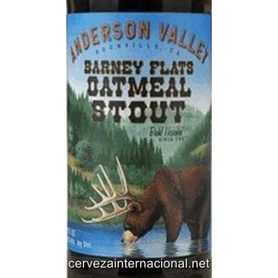 Anderson Valley Barney Flats Oatmeal Stout - Cerveza Estados Unidos Stout 35,5cl