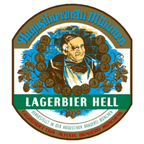 Augustiner Lagerbier Hell - Cerveza Alemana Munich Helles Lager 50cl Augustiner Lagerbier Hell - Cerveza Alemana Munich Helles Lager 50cl