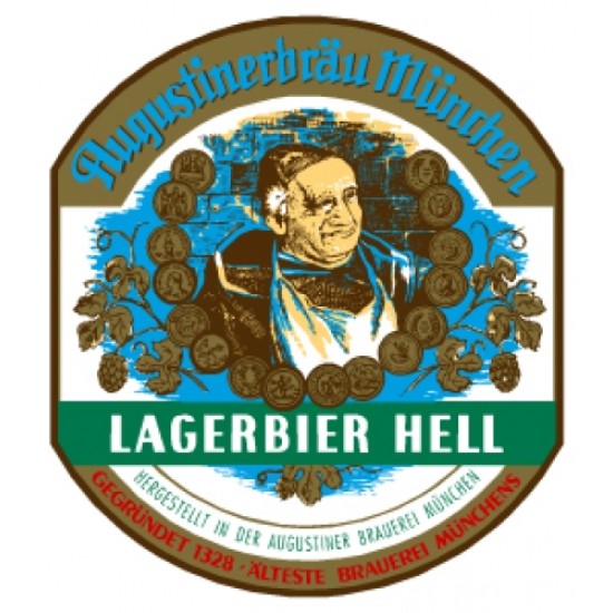 Augustiner Lagerbier Hell - Cerveza Alemana Munich Helles Lager 50cl