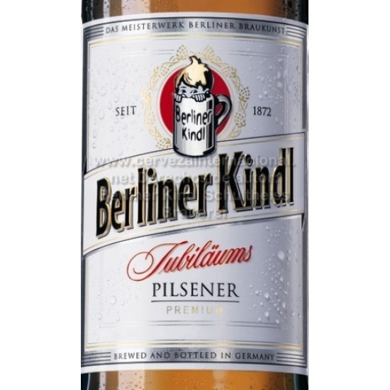 Berliner Kindl Jubiläums - Cerveza Alemana Pils 50cl