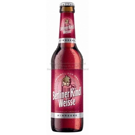 Berliner Kindl Weisse Mit Schuss Himbeere - Cerveza Alemana Trigo Afrutada 33cl Berliner Kindl Weisse Mit Schuss Himbeere - Cerveza Alemana Trigo Afrutada 33cl