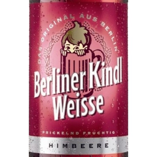 Berliner Kindl Weisse Mit Schuss Himbeere - Cerveza Alemana Trigo Afrutada 33cl