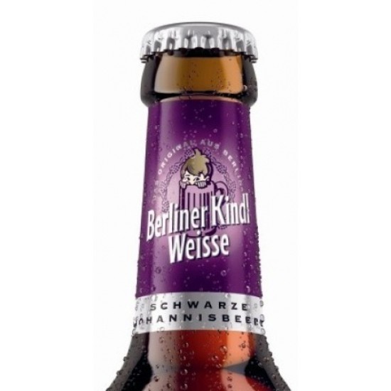 Berliner Kindl Weisse Mit Schuss Schwarze Johannisbeere - Cerveza Alemana Trigo Afrutada 33cl