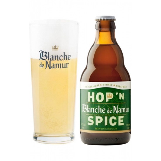 Blanche de Namur Hop N Spice Cerveza Belga Witbier 33 Cl