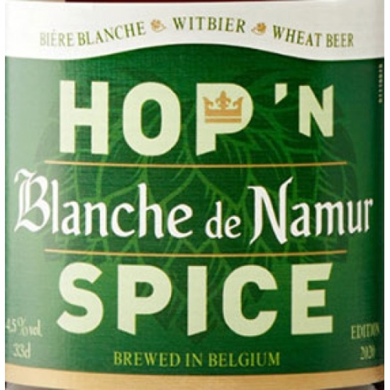 Blanche de Namur Hop N Spice Cerveza Belga Witbier 33 Cl