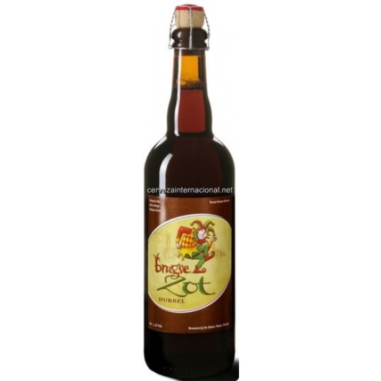Brugse Zot Doble - Cerveza Belga Abadia Doble 75cl