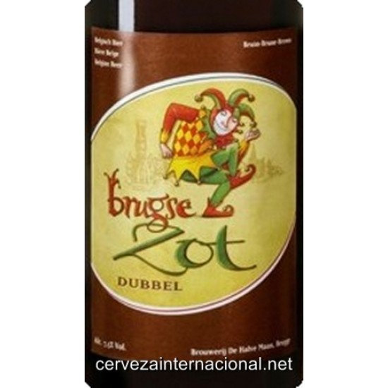Brugse Zot Doble - Cerveza Belga Abadia Doble 75cl