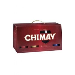 Chimay Trilogy - Estuche cerveza Belga 6x33cl más 1 vaso