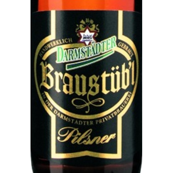 Darmstädter Braustübl Pilsner - Cerveza Alemana Pilsner 33cl