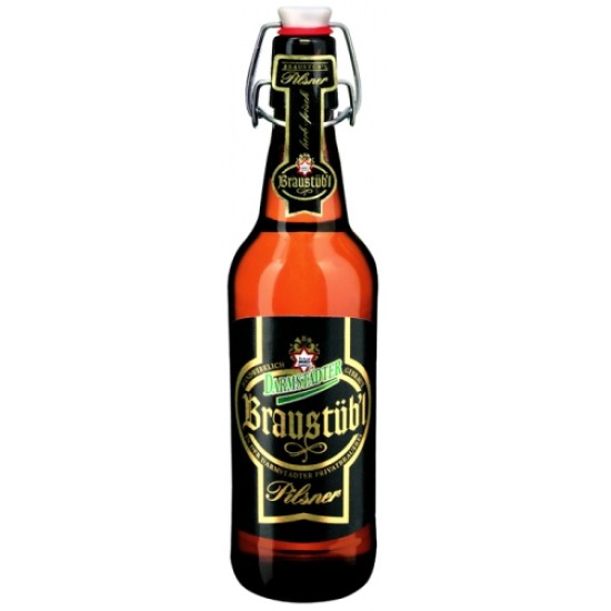 Darmstädter Braustübl Pilsner - Cerveza Alemana Pilsner 50cl