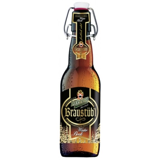 Darmstädter Braustübl Winterbock - Cerveza Alemana Bock Dunkel 33cl