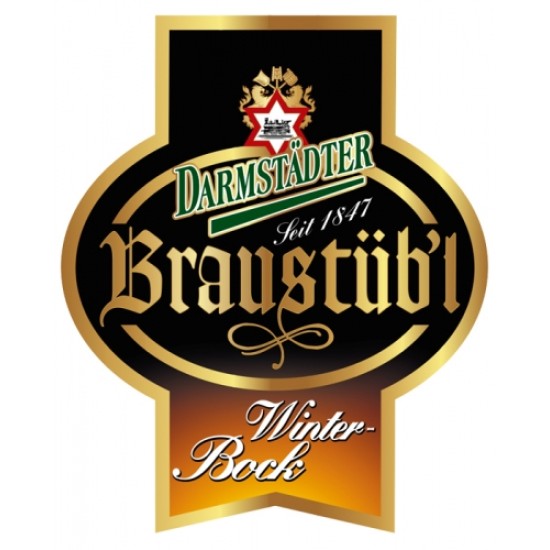 Darmstädter Braustübl Winterbock - Cerveza Alemana Bock Dunkel 33cl
