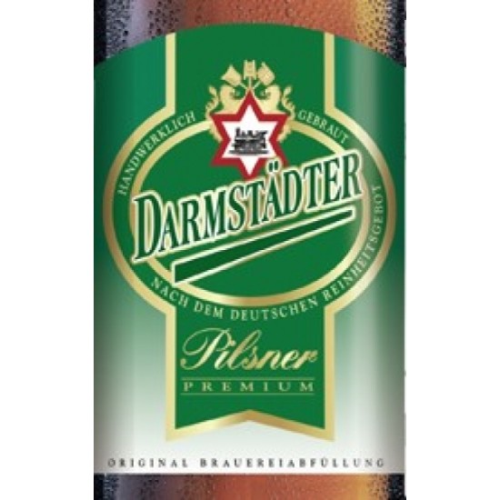 Darmstädter Pilsner Premium - Cerveza Alemana Pilsner 50cl