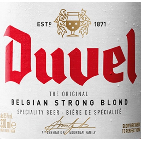 Duvel Rubia - Cerveza Belga Ale Fuerte 33cl