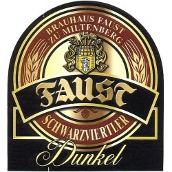 Faust Schwarzviertler Dunkel - Cerveza Alemana Negra 50cl