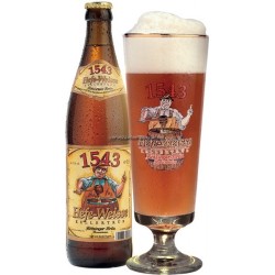 Flotzinger 1543 Hefe Weisse - Cerveza Alemana Tostada Trigo 50cl