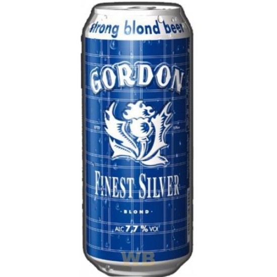 Gordon Finest Siliver - Cerveza Belga Lager Lata 50cl