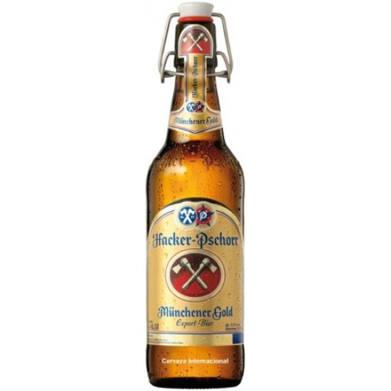 Hacker Pschorr Munchner Gold - Cerveza Alemana Helles 50cl