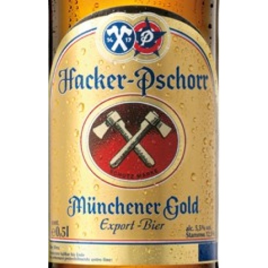 Hacker Pschorr Munchner Gold - Cerveza Alemana Helles 50cl