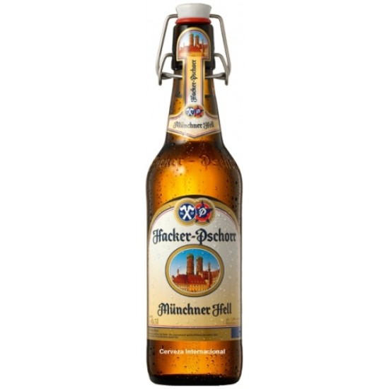 Hacker Pschorr Munchner Hell - Cerveza Alemana Helles 50cl