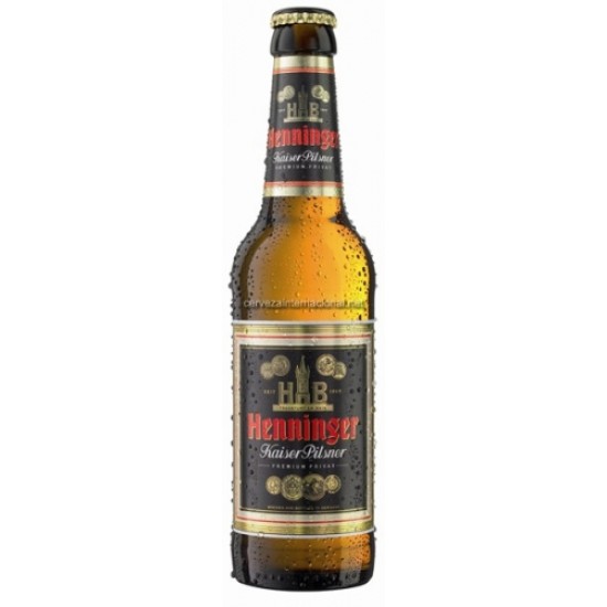 Henninger Kaiser Pils - Cerveza Alemana Pilsner 50cl