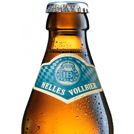 Hofbräu Munchen Helles Vollbier - Cerveza Alemana Helles 50cl