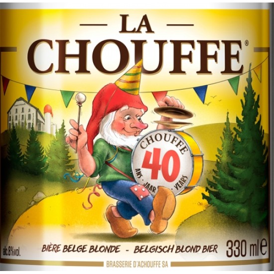 La Chouffe - Cerveza Belga Rubia Ale Fuerte 33cl