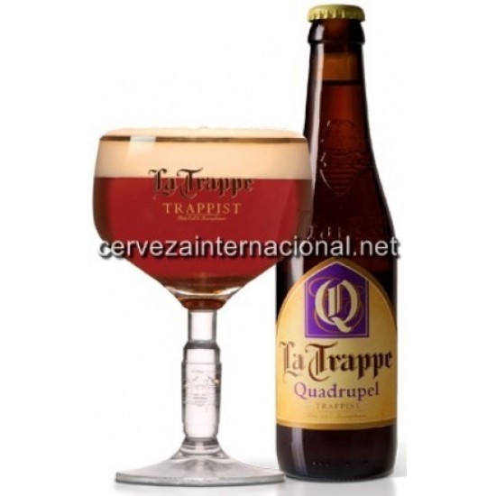 La Trappe Quadrupel - Cerveza Holandesa Abadia Trapense 33cl