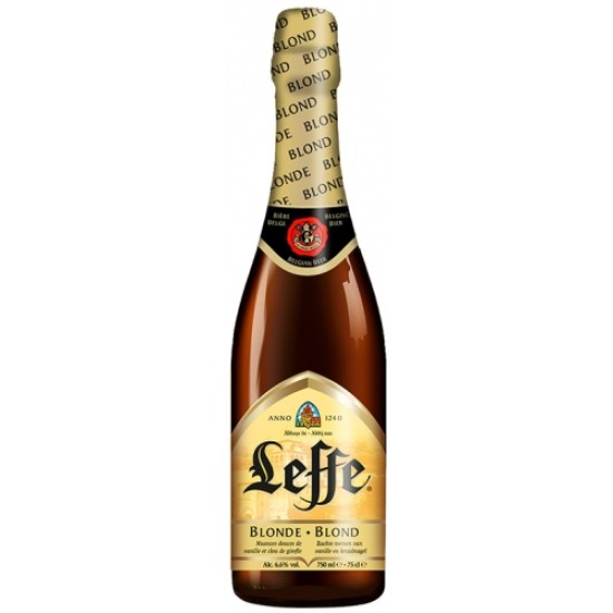 Leffe Blonde - Cerveza Belga Abadia 75cl