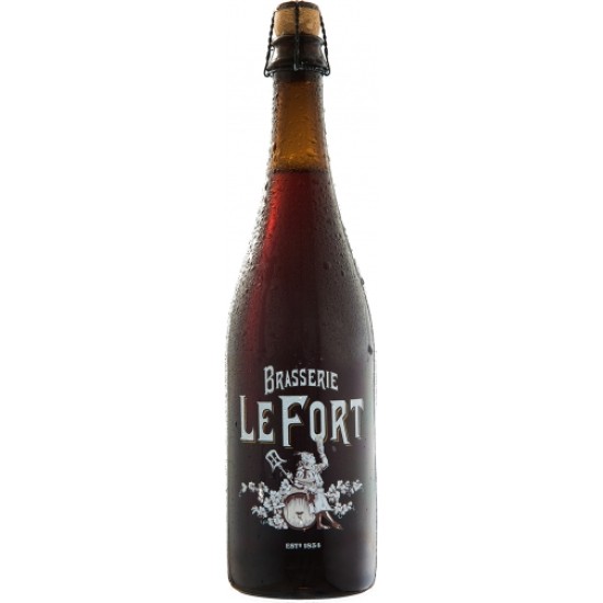 Lefort - Cerveza Belga Ale Oscura Fuerte 75cl