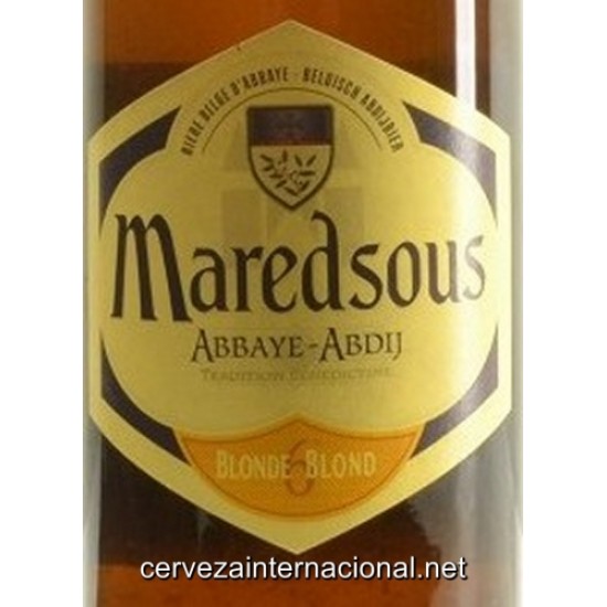 Maredsous Blonde 6 - Cerveza Belga Abadia 75cl