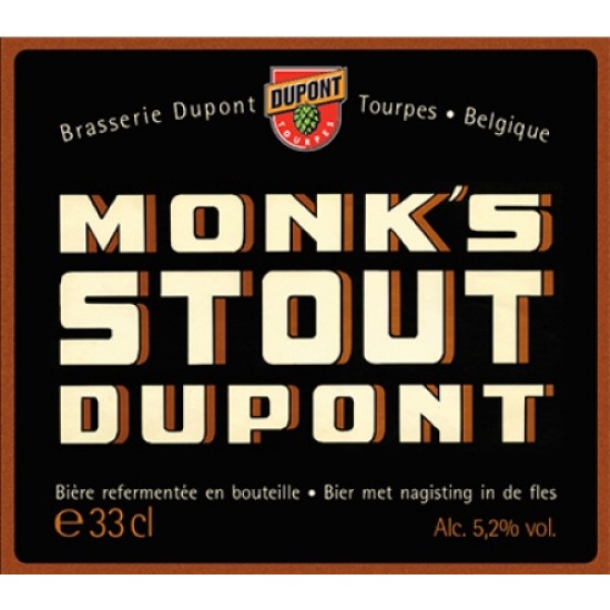 Monk´s Stout Dupont - Cerveza Belga Stout 33cl