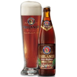 Paulaner Hefe Weissbier Dunkel - Cerveza Alemana Tostada Trigo 50cl