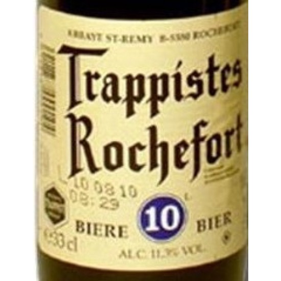 Rochefort 10º - Cerveza Belga Abadia Trapense 33cl