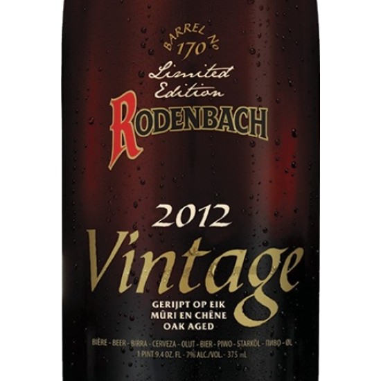Rodenbach Vintage - Cervesa Belga Oak Aged Ale 75cl