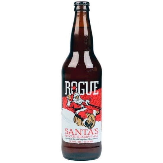 Rogue Santas Private Reserve - Cerveza Estados Unidos Temporada Navidad 35,5cl