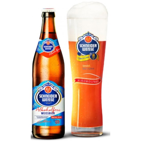 Schneider Weisse Mein Alkoholfreies - Cerveza Alemana Sin Alcohol 50cl