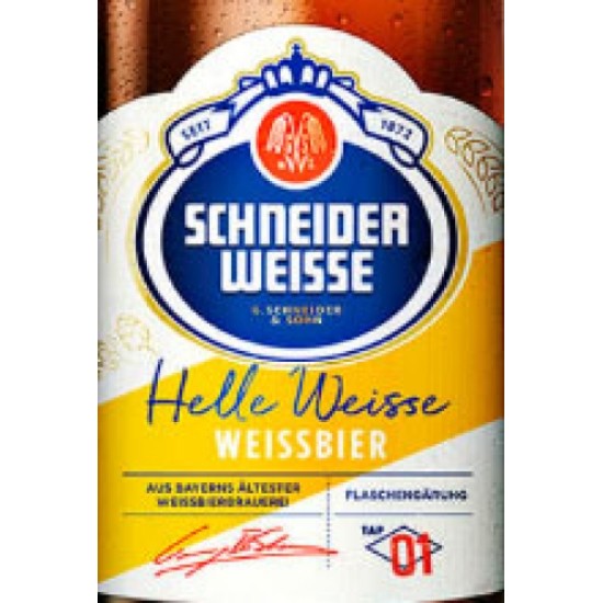 Schneider Weisse Meine Blonde Weisse TAP1 - Cervesa Alemana Blat 50cl