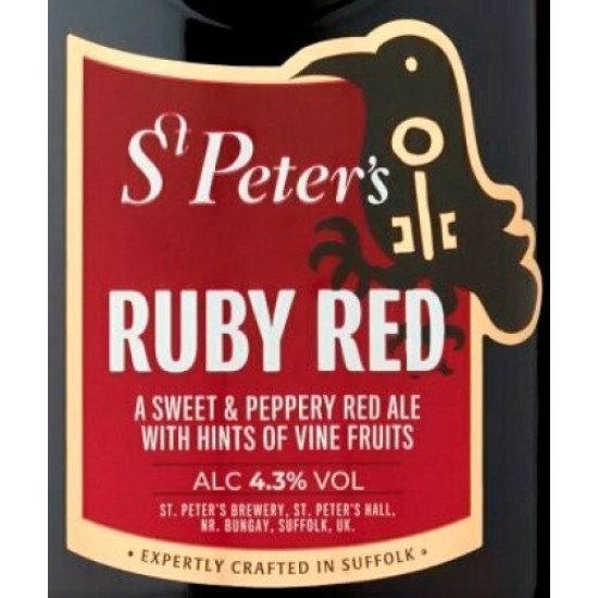 St Peter\s Ruby Red - Cerveza Inglesa Ale 50cl