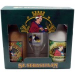 San Sebastian - Estuche cerveza Belga 2x50 cl. + Copa