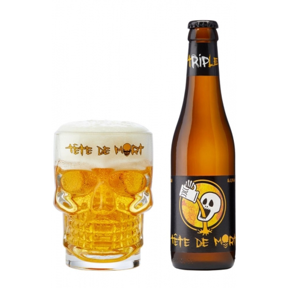 Verre à Bière Tête De Mort Tete De Mort - 250 Ml, Design Original, Idéal Pour Cocktails Et Bières, Cadeau Fun