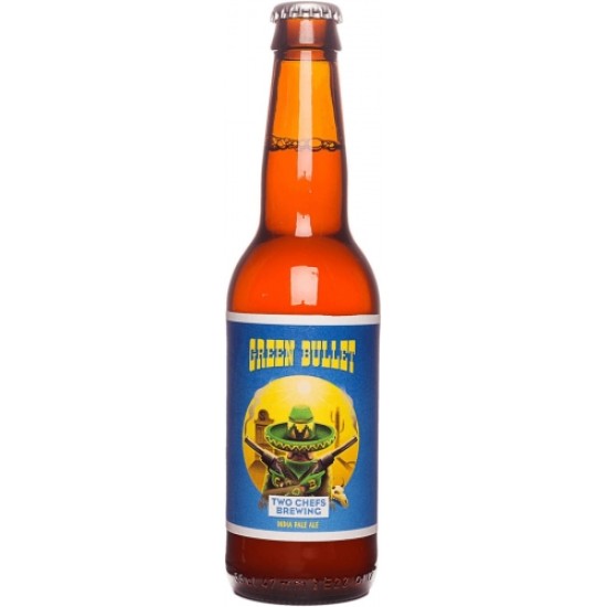 Two Chefs Green Bullet - Cerveza Holandesa IPA 33cl