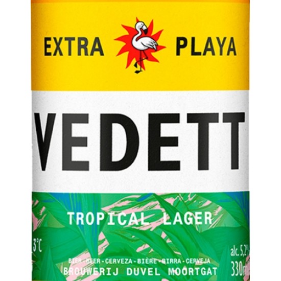 Vedett Extra Playa Cerveza Belga Lager 33 Cl