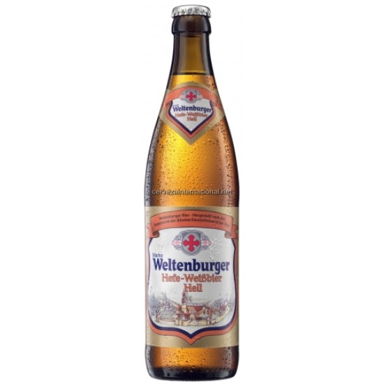 Weltenburger Hefe Weissbier Hell - Cerveza Alemana Trigo 50cl