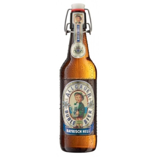 Allgauer Buble Bier Bayrisch Hell - Cerveza Alemana Helles 50cl