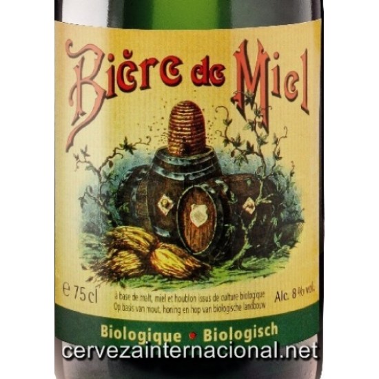 Biere de Miel Bio - Cerveza Belga Temporada Bio 75cl