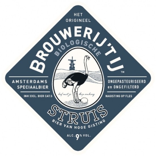 T Ij Struis - Cerveza Holandesa Barley Wine 33cl