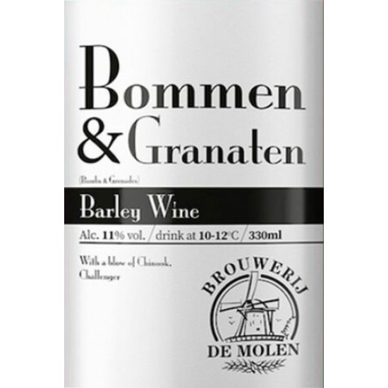 De Molen Bommen & Granaten Cerveza Holandesa Barley Wine 33 Cl